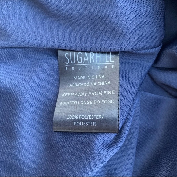 Sugarhill Brighton Boutique Size 12 Dress Floral Print Fit & Flare Short Sleeve - Picture 8 of 10